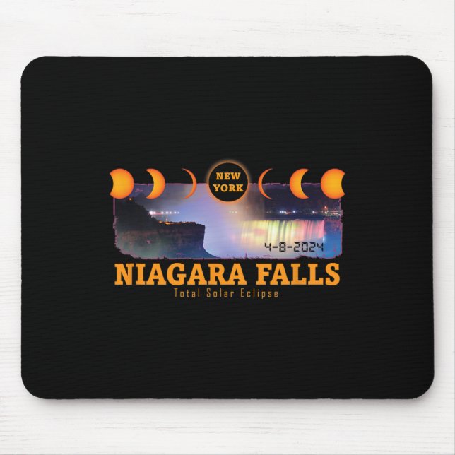 Niagara Falls New York Total Solar Eclipse Souveni Mousepad (Vorne)