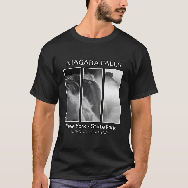Niagara Falls New York Usa Staat Park T-Shirt (Vorderseite)
