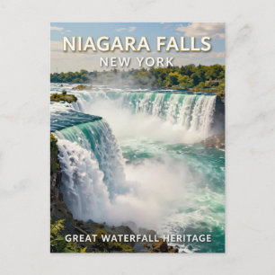 Niagara Falls New York Wasserfall Reise Postkarte