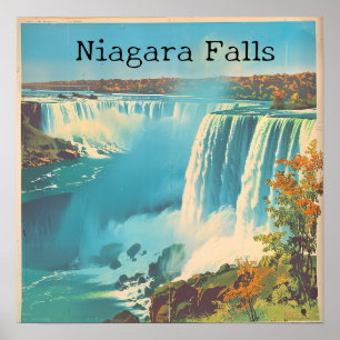 Niagara Falls Nostalgia: Vintage Art Reisen Poster