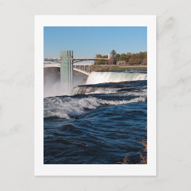 Niagara Falls NY Postkarte (Vorderseite)