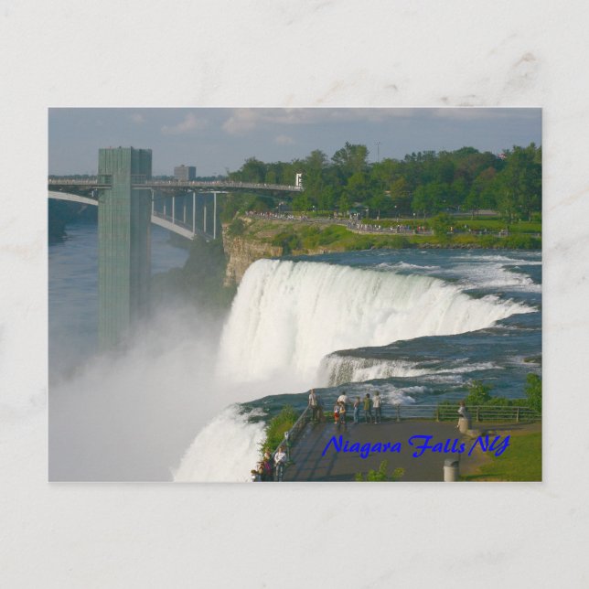 Niagara Falls NY Postkarte (Vorderseite)