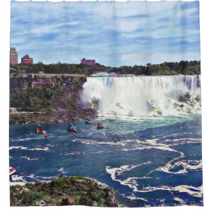 Niagara Falls ON - Zipline Duschvorhang