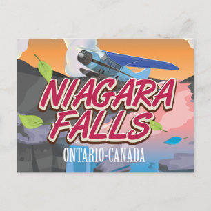 Niagara Falls Ontario Kanada Reiseplakat Postkarte