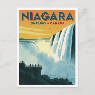 Niagara Falls Ontario Kanada Reiseplakat Postkarte