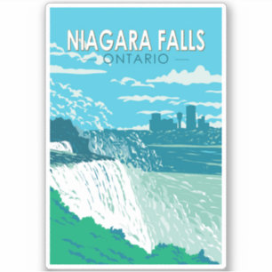 Niagara Falls Ontario Kunst, Dichtung und Musik Vi Aufkleber