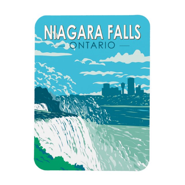 Niagara Falls Ontario Kunst, Dichtung und Musik Vi Magnet (Vertikal)