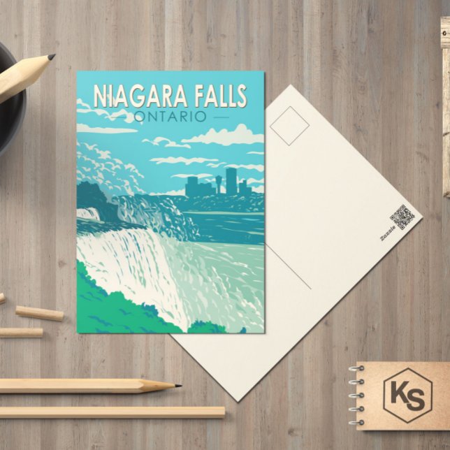 Niagara Falls Ontario Kunst, Dichtung und Musik Vi Postkarte (Von Creator hochgeladen)