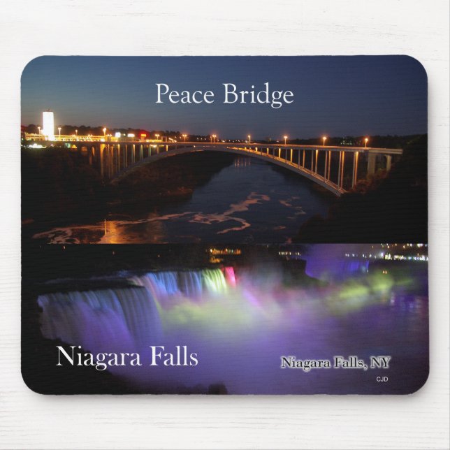 Niagara Falls & Peace Bridge Mousepad (Vorne)