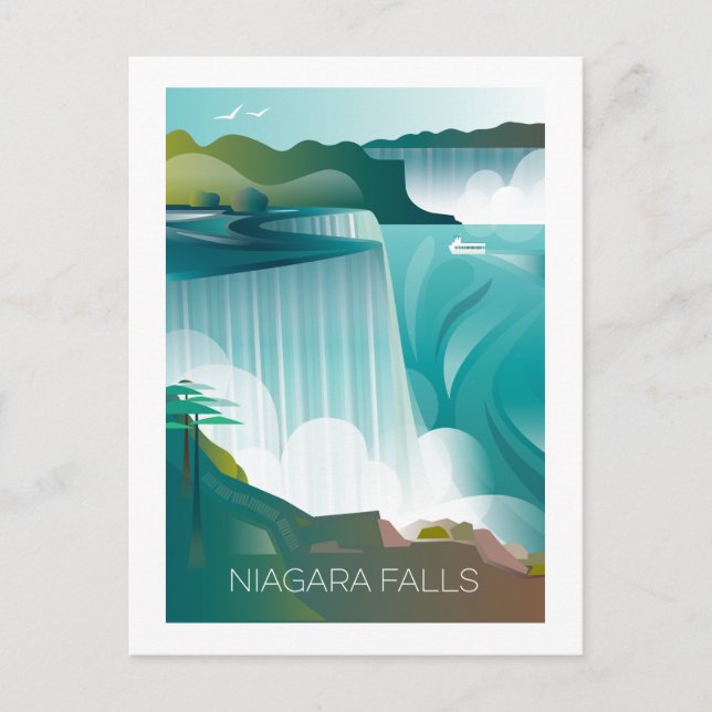 Niagara Falls Postcard Postkarte (Vorderseite)