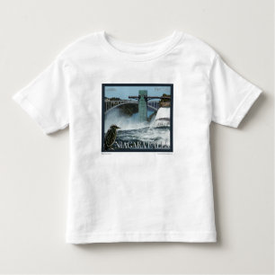 Niagara Falls Poster Kleinkind T-shirt