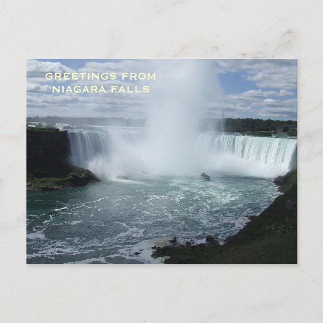 Niagara Falls Postkarte (Vorderseite)