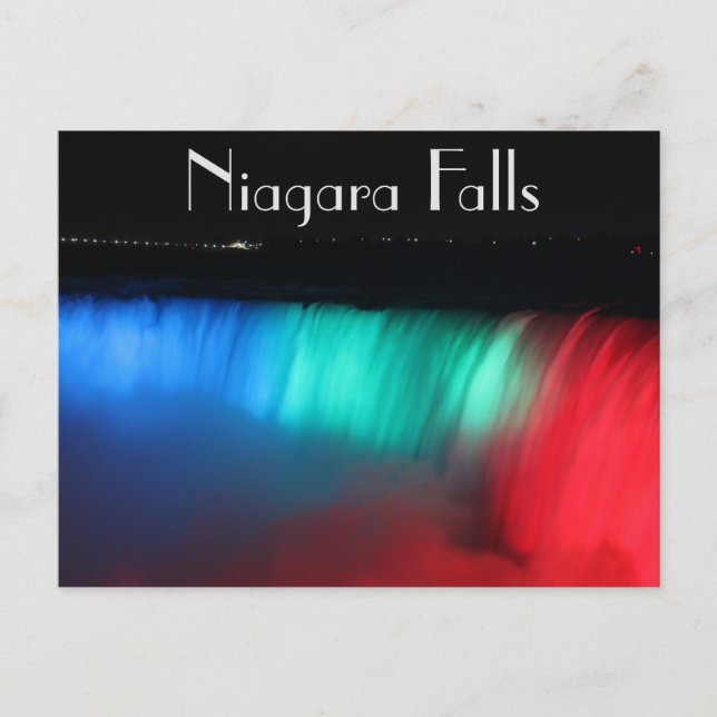 Niagara Falls Postkarte (Vorderseite)