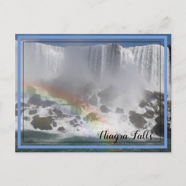 Niagara Falls Rainbow Postkarte (Vorderseite)