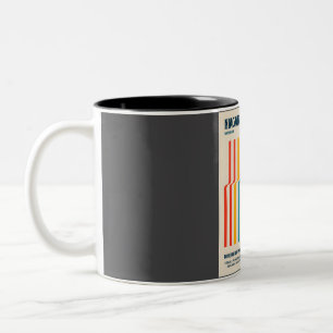 Niagara Falls Retro Travel Art Zweifarbige Tasse