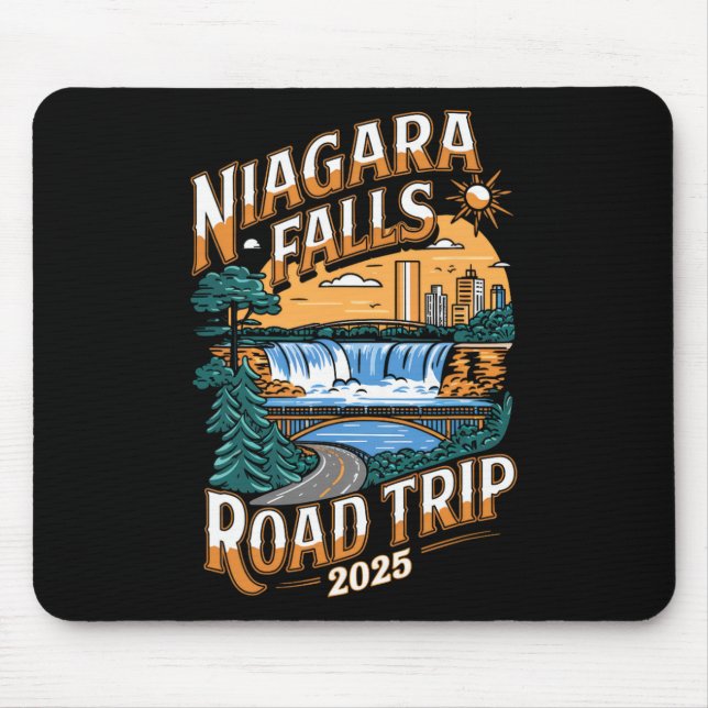 Niagara Falls Road Trip 2025 - Sommerurlaub Mousepad (Vorne)