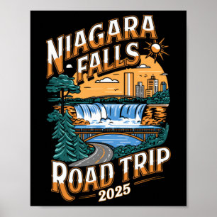 Niagara Falls Road Trip 2025 - Sommerurlaub Poster