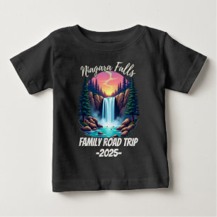 Niagara Falls Road Trip Familienurlaub Männer Baby T-shirt