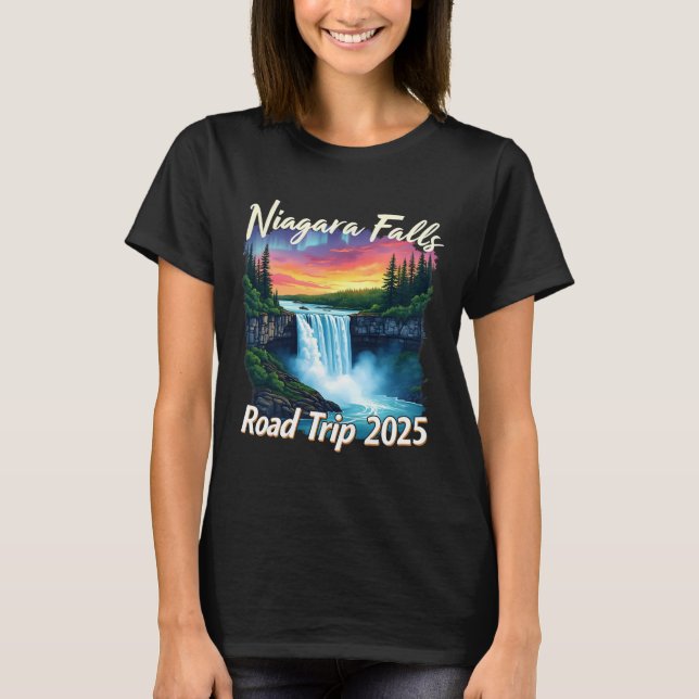 Niagara Falls Road Trip Familienurlaub Reisen Männ T-Shirt (Vorderseite)