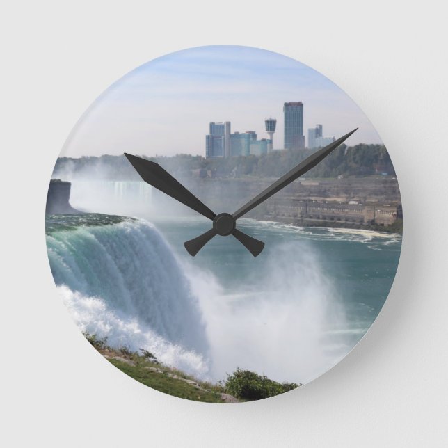 Niagara Falls Runde Wanduhr (Vorderseite)
