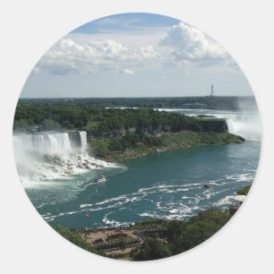 Niagara Falls Runder Aufkleber