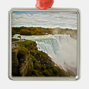 Niagara Falls Silbernes Ornament
