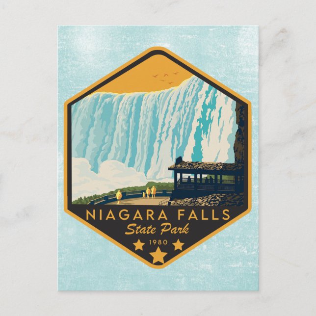 Niagara Falls Staat Park Postkarte (Vorderseite)