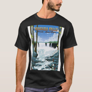 Niagara Falls Travel Poster T-Shirt