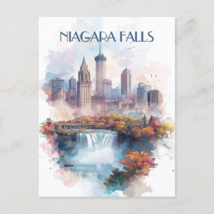 Niagara Falls und Buffalo City NY USA Travel Postkarte