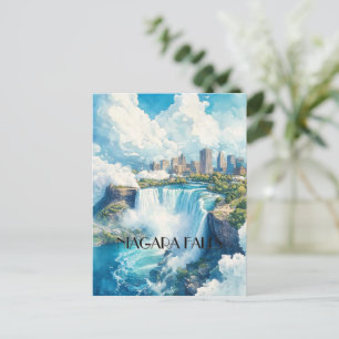Niagara Falls und Buffalo City NY USA Travel Postkarte