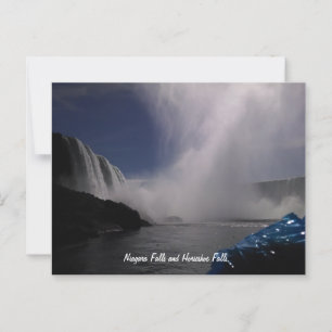 Niagara Falls und Horseshoe Falls Postkarte