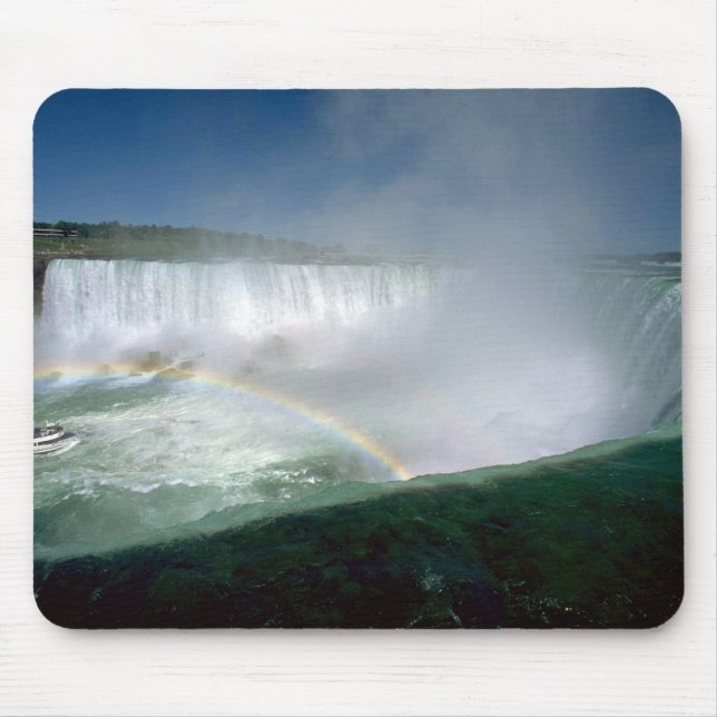 Niagara Falls und Mädchen des Nebels, New York, Mousepad (Vorne)
