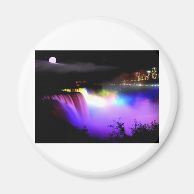 Niagara-Falls-under-flutlights-at-night Magnet (Vorne)