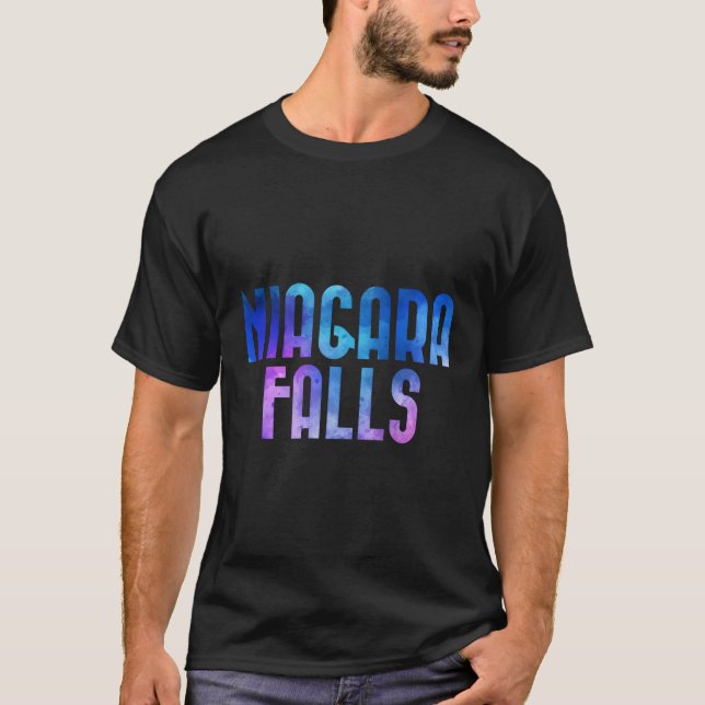 Niagara Falls Usa Canada Frozen T-Shirt (Vorderseite)