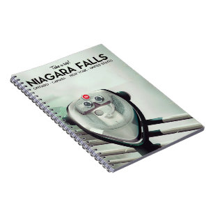 Niagara Falls - USA - Kanada Vintage Reiseplakat Notizblock
