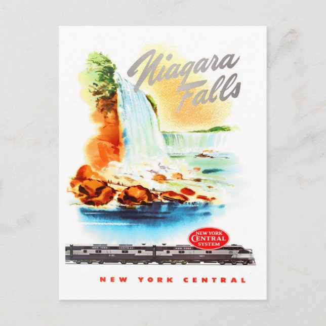 Niagara Falls Vintage Reise Postkarte (Vorderseite)