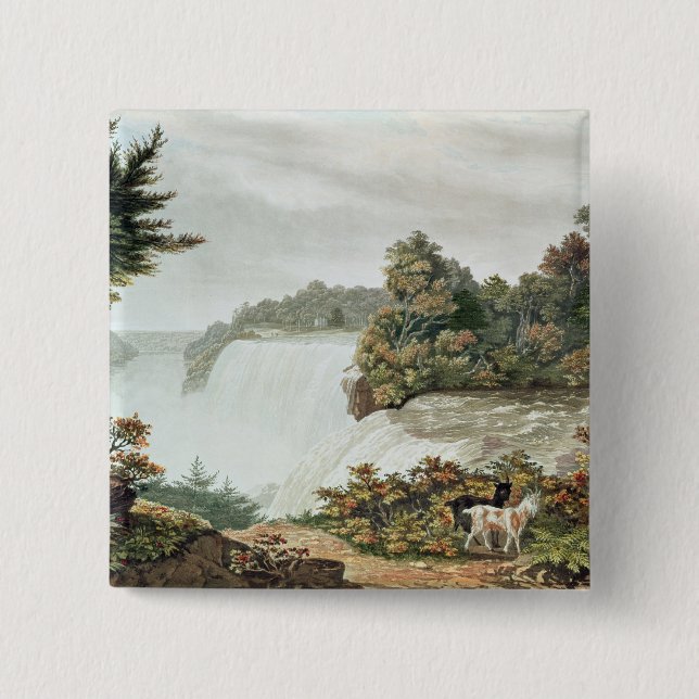 Niagara Falls, von der Ziegen-Insel Button (Vorderseite)