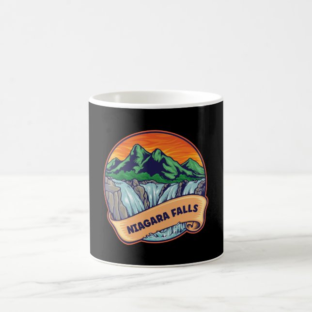 Niagara Falls Wasserfall Abenteuer Kaffeetasse (Mittel)
