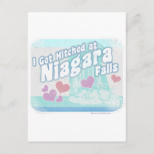 Niagara Falls Wedding Postkarte
