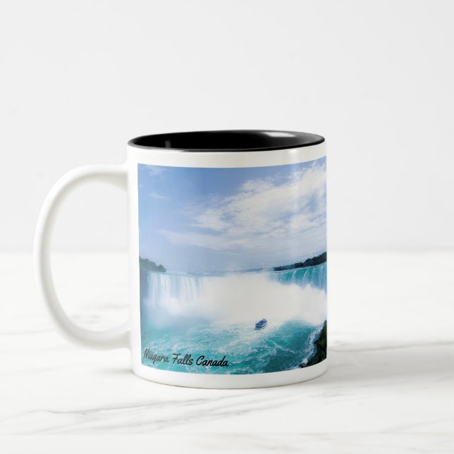Niagara Falls Zweifarbige Tasse (Links)