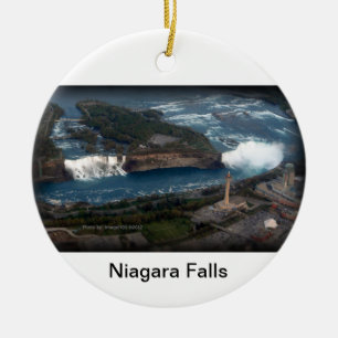 Niagara Fallsandenken u. -geschenk Keramikornament