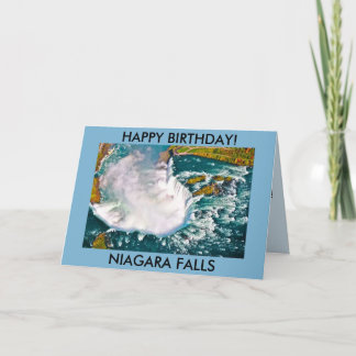 NIAGARA- FALLSgeburtstags-KARTE Karte
