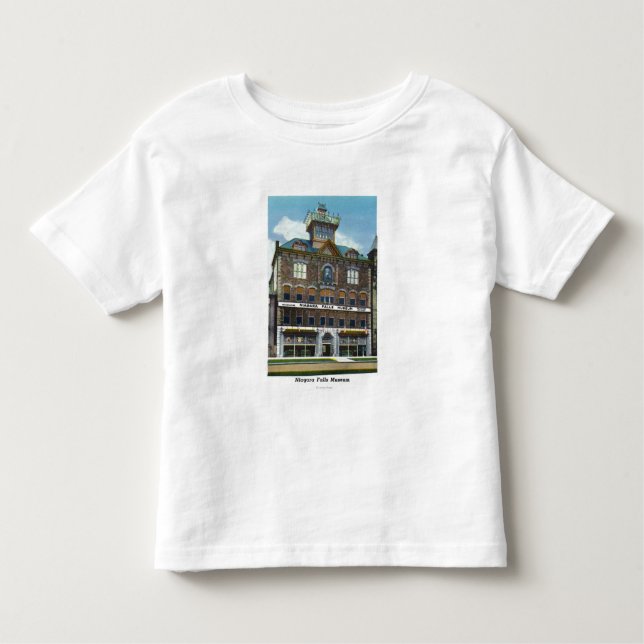 Niagara- Fallsmuseum, Ansicht einer Wasser-Nymphe Kleinkind T-shirt (Vorderseite)