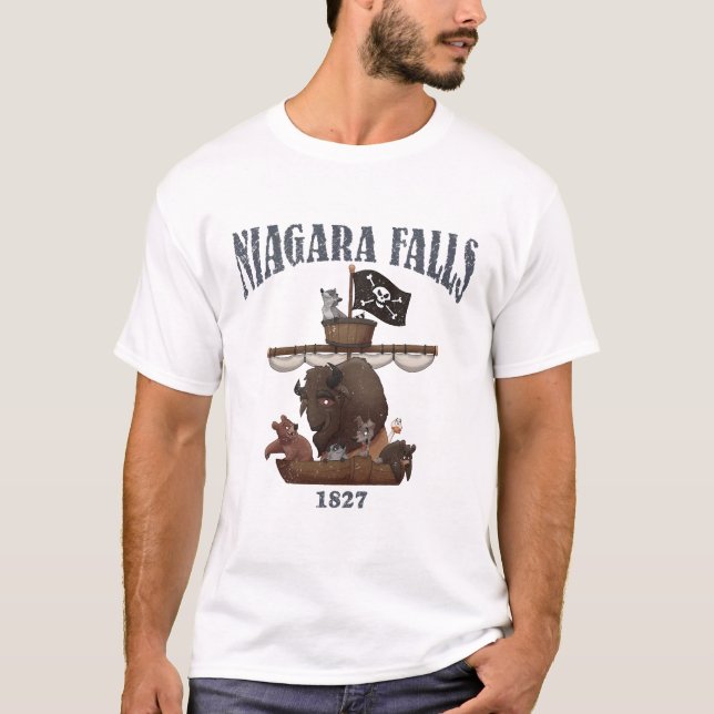 Niagara- Fallswerbebremsungs-Shirt T-Shirt (Vorderseite)