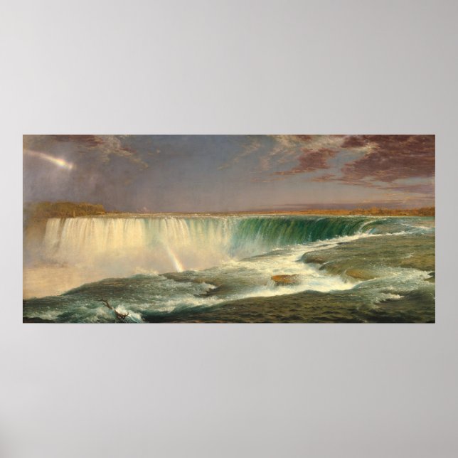 Niagara - Frederic Church Fine Art Poster (Vorne)