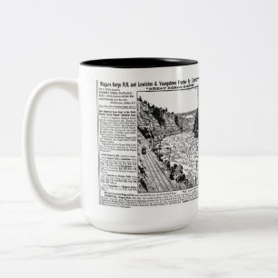 Niagara Gorge Railroad Zweifarbige Tasse