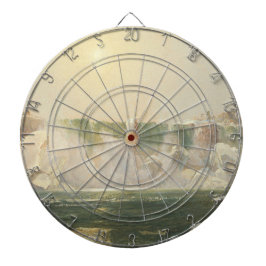 Niagarafälle im Winter (Eis im Wasser) Dartscheibe