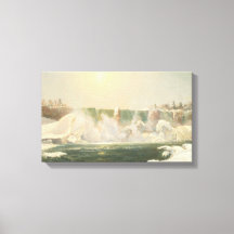 Niagarafälle im Winter (Eis im Wasser)