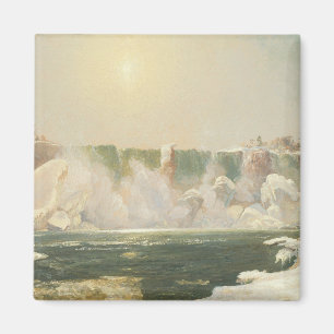 Niagarafälle im Winter (Eis im Wasser) Magnet