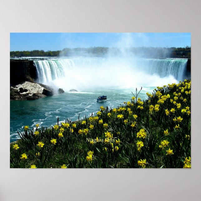 Niagarafälle, Landschaftliche Fotografie, Poster (Vorne)